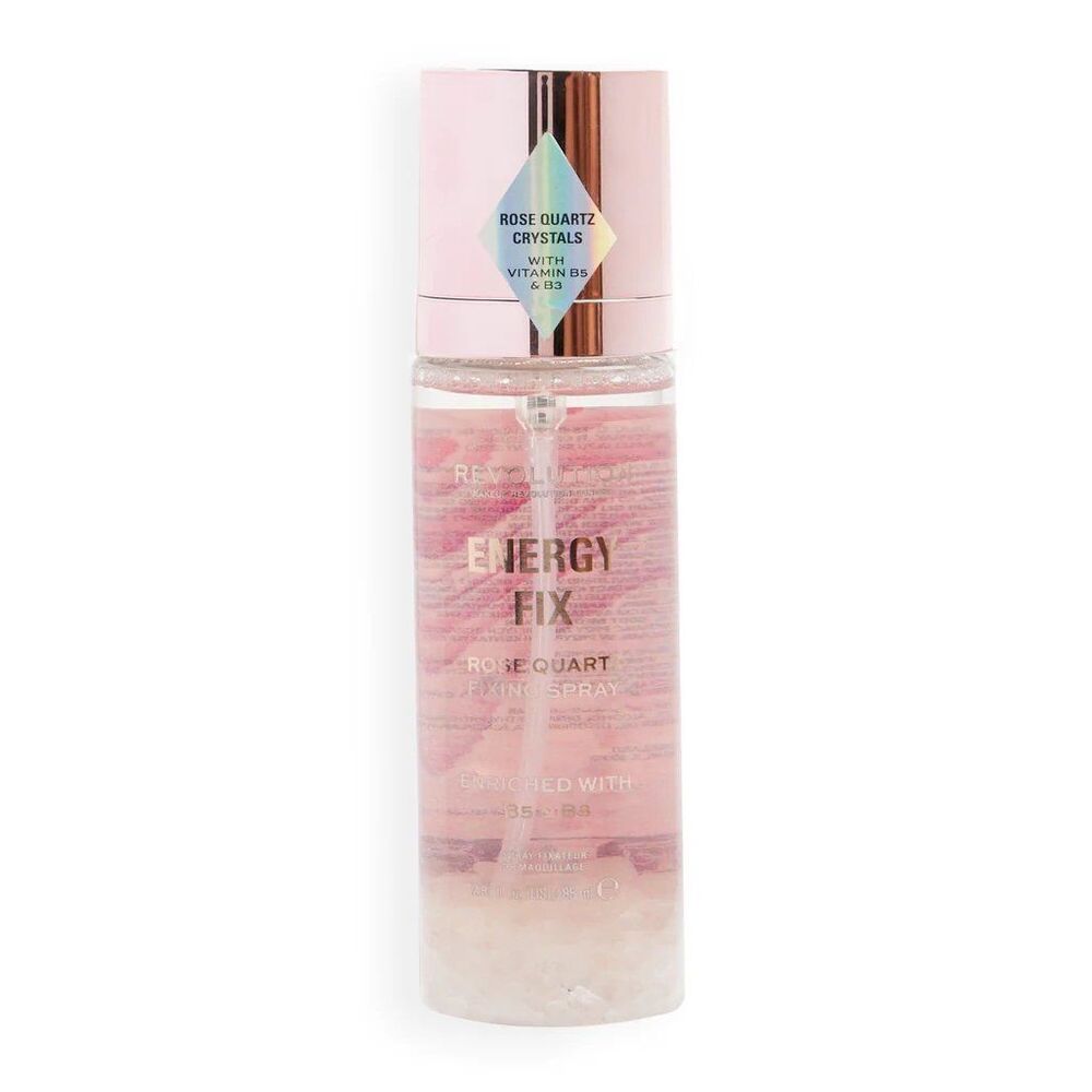 061/ Makeup Revolution Crystal Aura Fixing Spray Energy Fix Rose Quartz